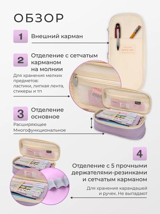 Пенал-косметичка для школы