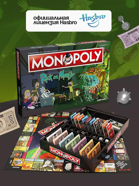 Настольная игра «Монополия Рик и Морти»