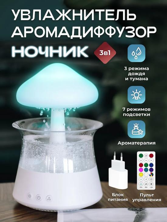 Увлажнитель воздуха-диффузор с подсветкой