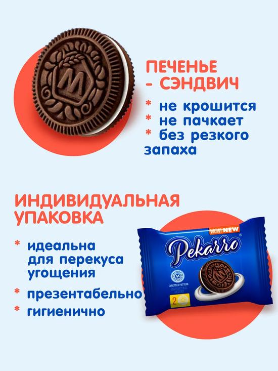 Шоколадный сэндвич с ванильным вкусом
