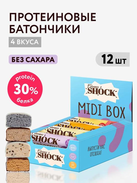 Протеиновые батончики Shock Power.