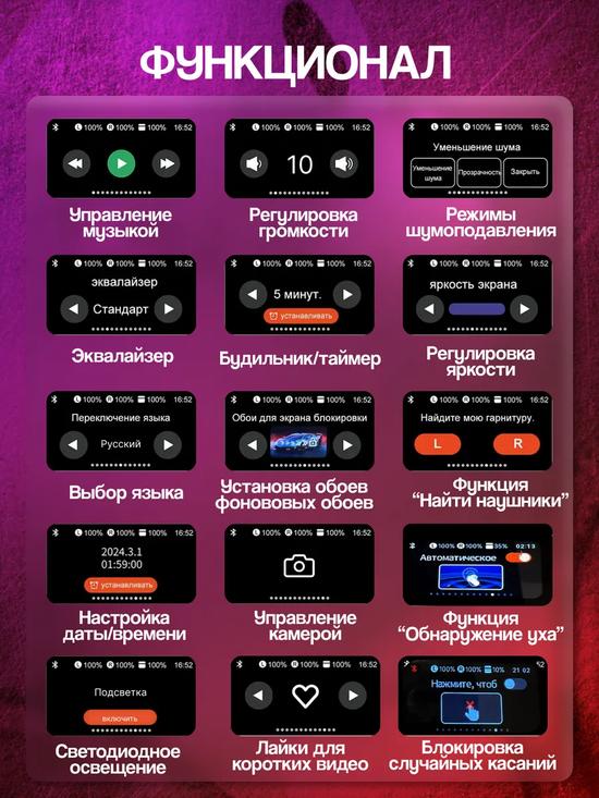 Беспроводные наушники с микрофоном