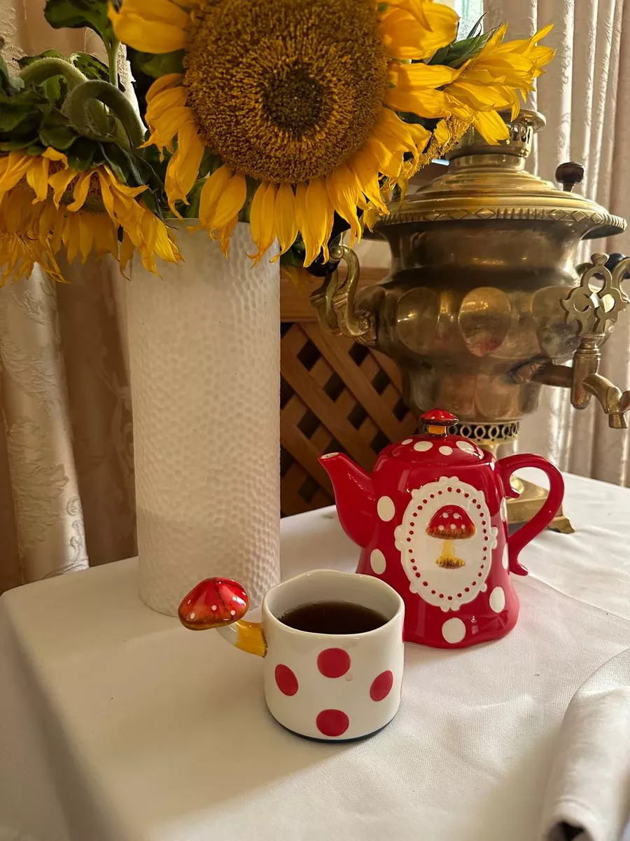 Посуда с Мухоморами