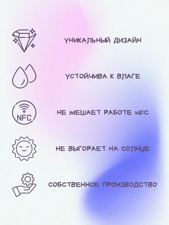 Наклейка на карту