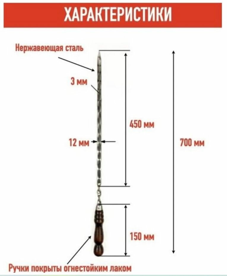 Набор шампуров