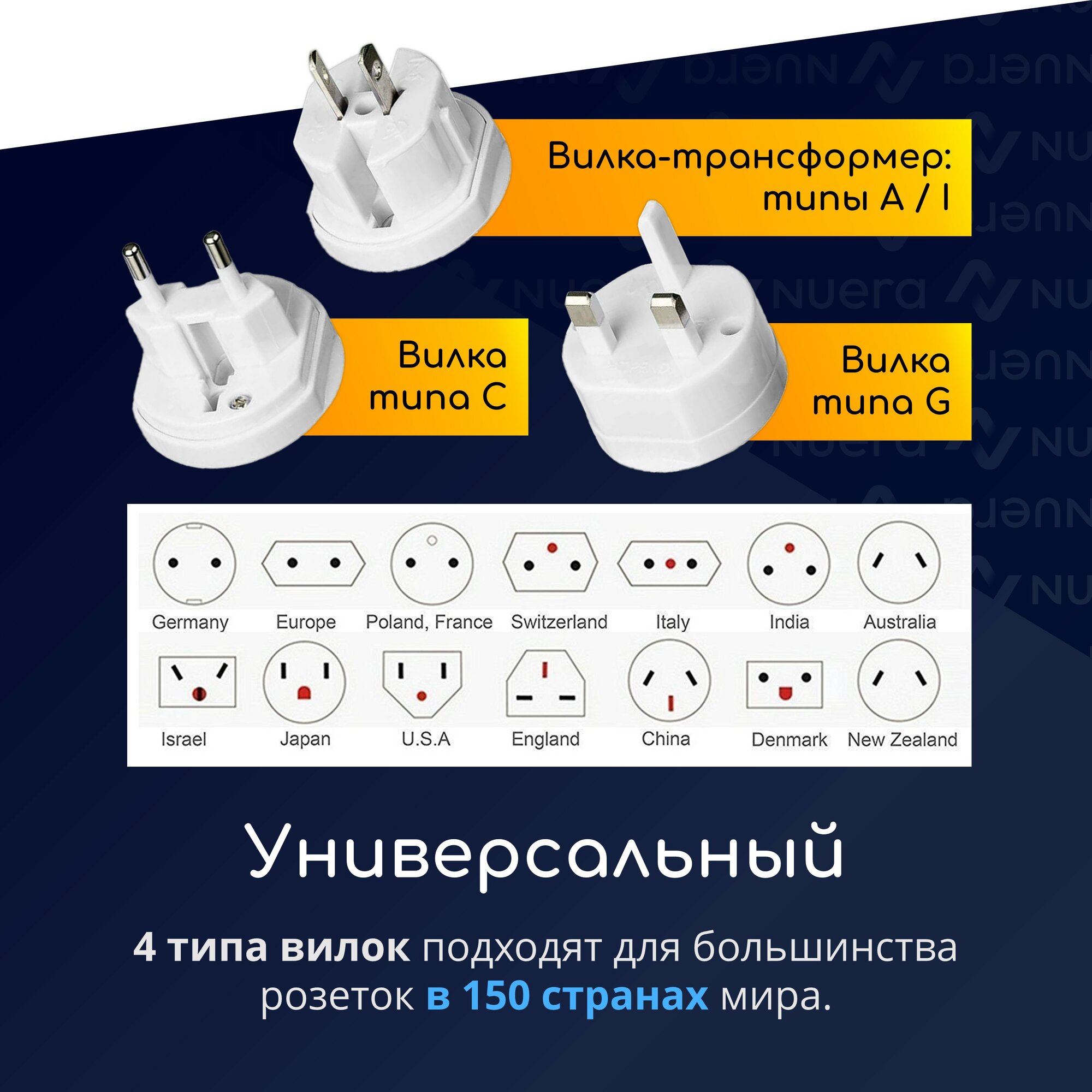 Туристический переходник NOBUS
