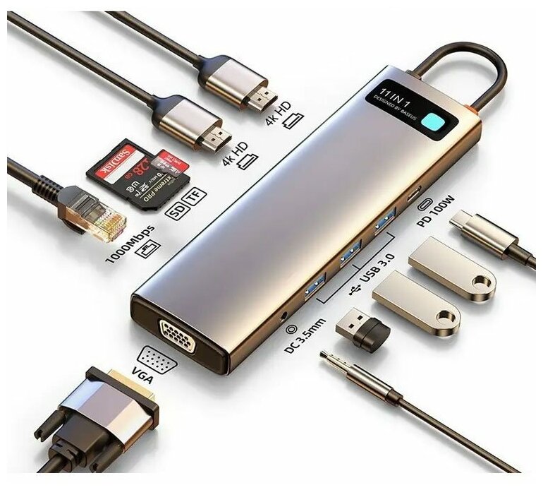 USB-C хаб Baseus