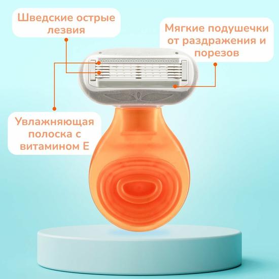 Женский станок для бритья Pearlmax mini soft