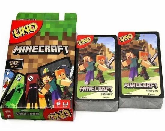 Настольная карточная игра UNO Minecraft