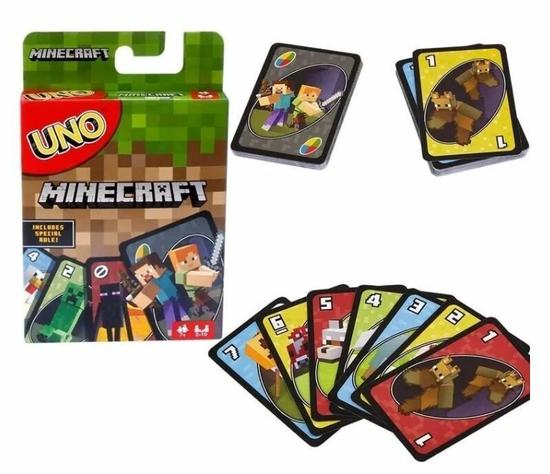 Настольная карточная игра UNO Minecraft