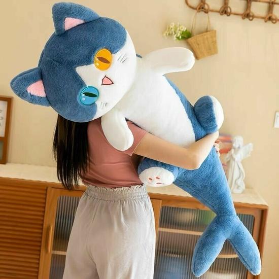 Мягкая игрушка кот акула обнимусь