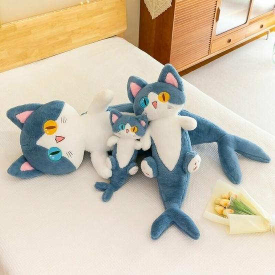 Мягкая игрушка кот акула обнимусь
