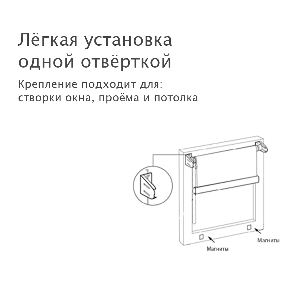 Штора рулонная