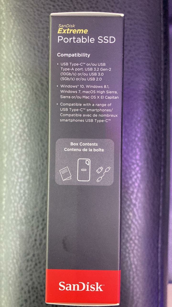Внешний SSD SanDisk Extreme
