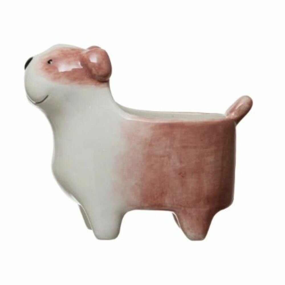 Керамическое кашпо Dog Planter