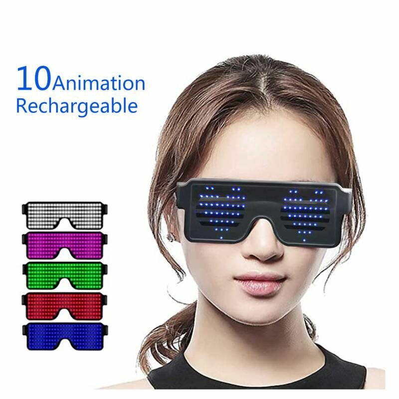 LED-очки фиолетовые